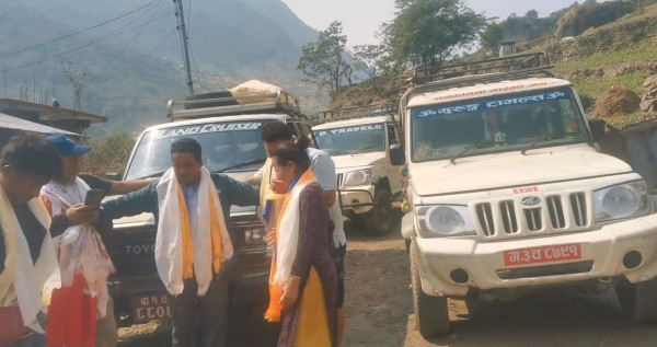 उत्तरी गोरखाको नाक्चेतमा पुग्यो मोटर